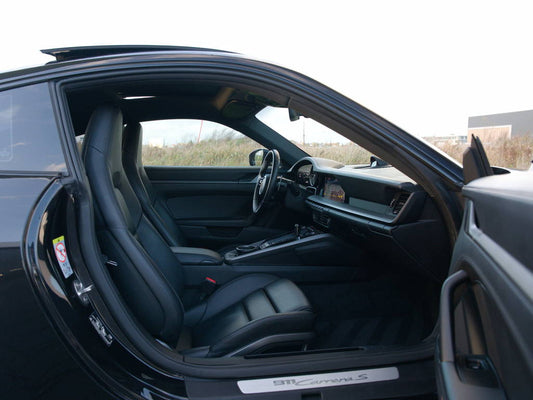 Door Sill Plates (Pair) compatible with Porsche 911 Carrera S (992) Dry Carbon