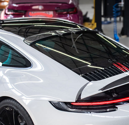 Spoiler Rear Window compatible with Porsche 911 with Body 992 CarbonFiber (Dry Carbon)