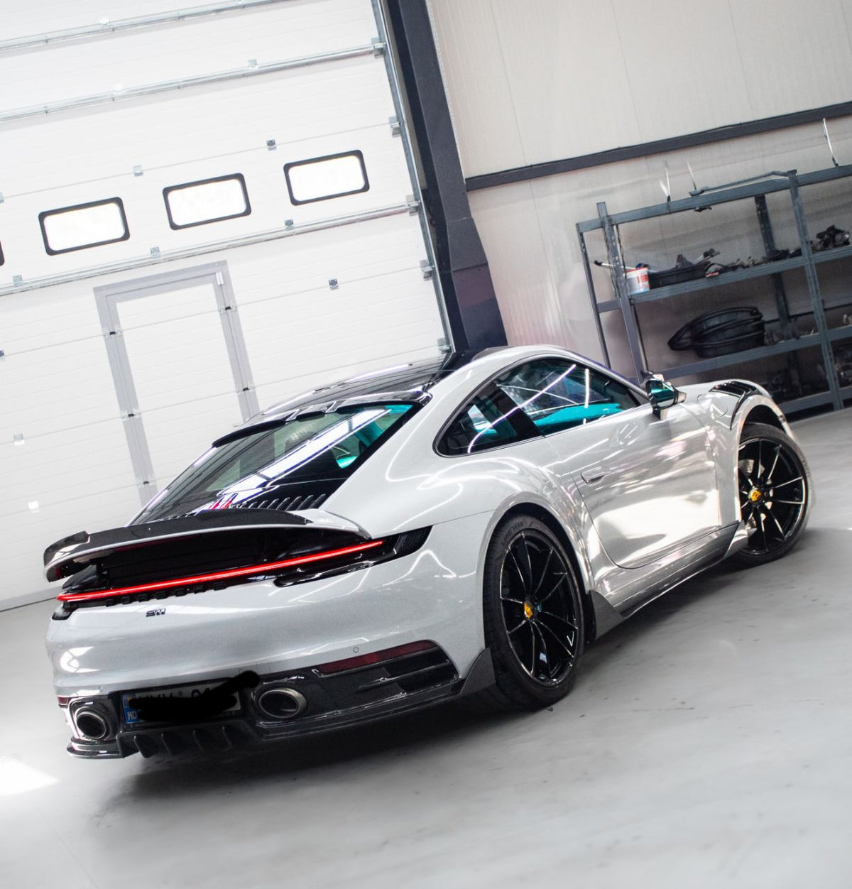 Spoiler Rear Window compatible with Porsche 911 with Body 992 CarbonFiber (Dry Carbon)