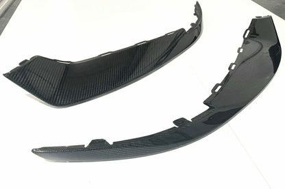 Front Bumper Cover CarbonFiber compatible with Porsche Taycan Replaceable 9J1907820B / 9J1807820B – Aftermarket