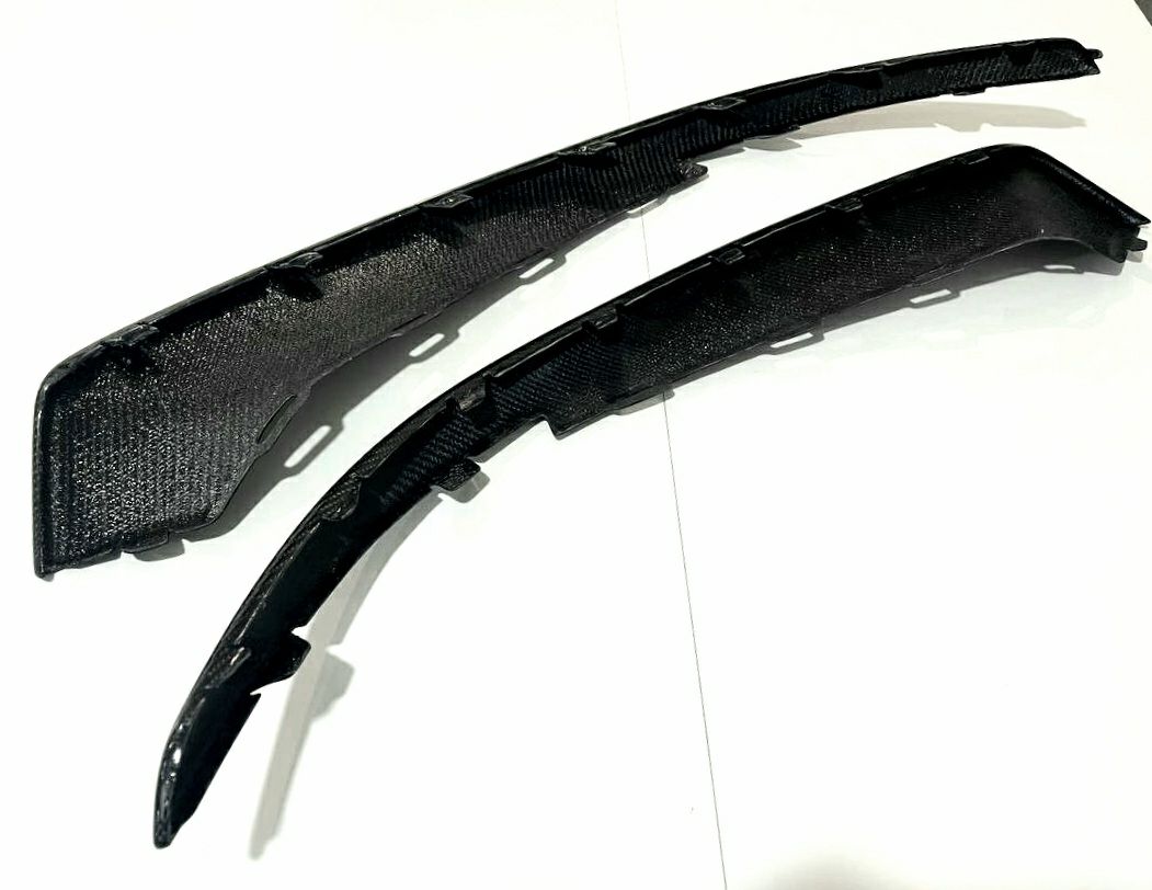 Front Bumper Cover CarbonFiber compatible with Porsche Taycan Replaceable 9J1907820B / 9J1807820B – Aftermarket