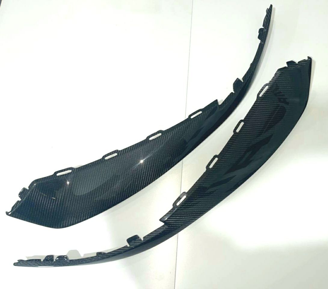 Front Bumper Cover CarbonFiber compatible with Porsche Taycan Replaceable 9J1907820B / 9J1807820B – Aftermarket