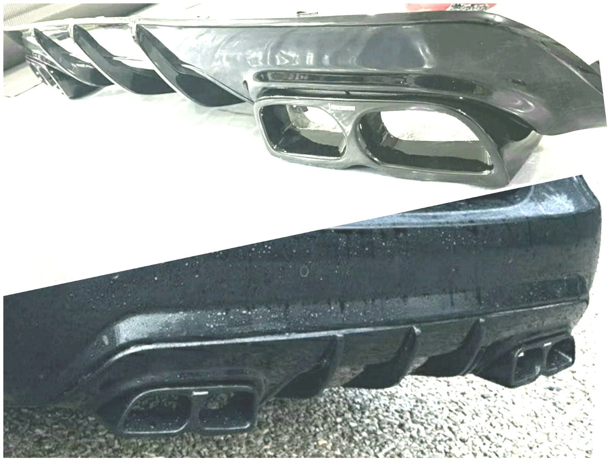 Diffuser v.2.0 compatible with Mercedes Benz S63/S65 AMG 2010-2013 W221 Body FaceLift Fiberglass
