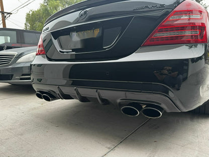 Diffuser compatible with Mercedes Benz S63/S65 AMG 2010-2013 W221 Body FaceLift Fiberglass