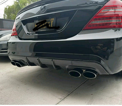 Diffuser Carbon Fiber compatible with Mercedes Benz S63 AMG/S65 AMG 2010-2013 compatible W221 Body (Facelift only)