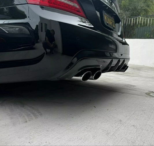 Diffuser Carbon Fiber compatible with Mercedes Benz S63 AMG/S65 AMG 2010-2013 compatible W221 Body (Facelift only)