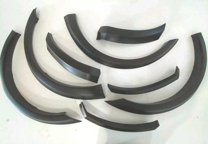 Set Black Fender Flares compatible with Mercedes-Benz ML body W164 (2005-2011) Fiberglass Unpainted