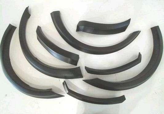 Set Black Fender Flares compatible with Mercedes-Benz ML body W164 (2005-2011) Fiberglass Unpainted