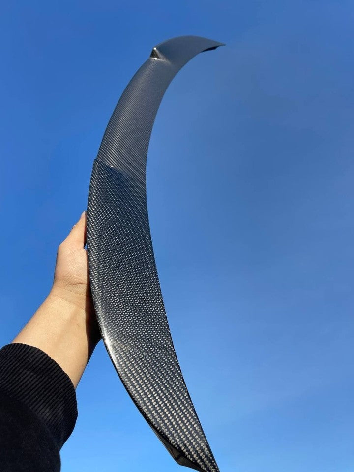 Carbon Fiber Trunk Lid Spoiler compatible with Porsche 911 for Body 992 (Dry carbon)