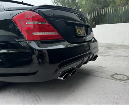 Diffuser Carbon Fiber compatible with Mercedes Benz S63 AMG/S65 AMG 2010-2013 compatible W221 Body (Facelift only)