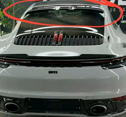 Spoiler Rear Window compatible with Porsche 911 with Body 992 CarbonFiber (Dry Carbon)